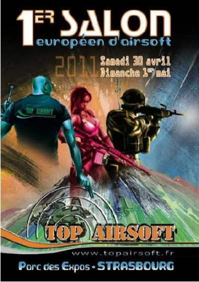 1er salon de l airsoft europeen de l airsoft a strasbourg en 2011 airsoft gun magazine airsoft
