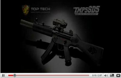 top tech tmp5 sd5 en demo airsoft gun magazine airsoft
