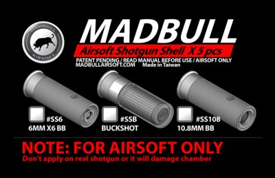 cartouches shotgun chez madbull airsoft gun magazine airsoft